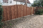 Softwood treated brown