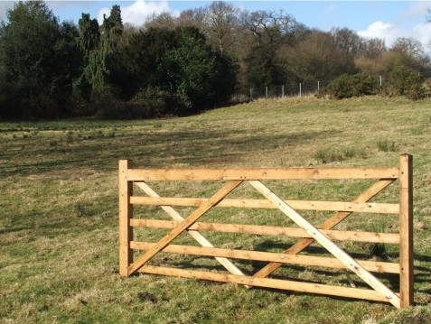 Field Wooden gate
