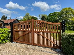 Wooden Driveway Gates