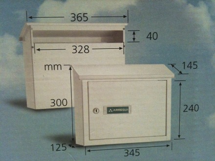 Key Dimension Of Our Gate Letterboxes