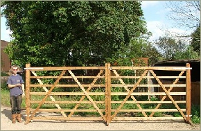 Stallion Wooden gate, Hardwood gate, softwood